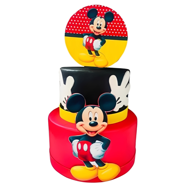 BOLO FAKE MICKEY  DECORAÇÃO INFANTIL MICKEY MOUSE