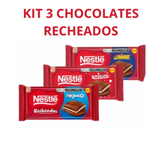 KIT 3 CHOCOLATES RECHEADOS NESTLÉ RECHEADOS em Oferta na Shopee