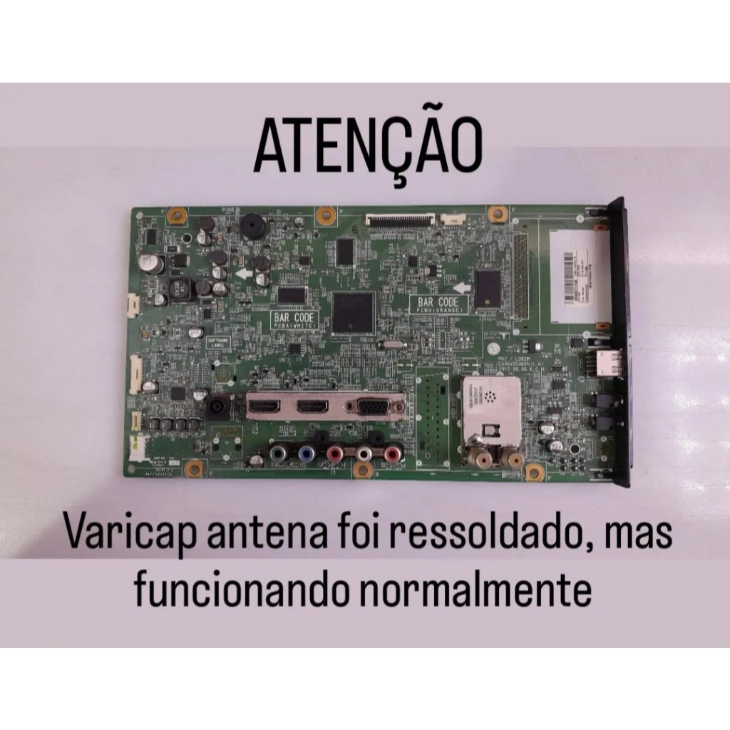Placa Principal Tv LG M2752d-ps - Leia Com Atenção