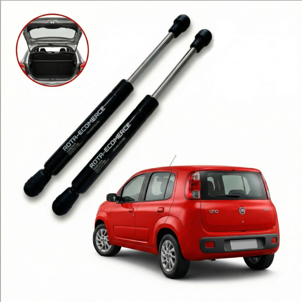 Par Amortecedor Porta Malas Traseiro Novo Uno Vivace Way Attractive 2010 Até 2022 em Oferta na Shopee