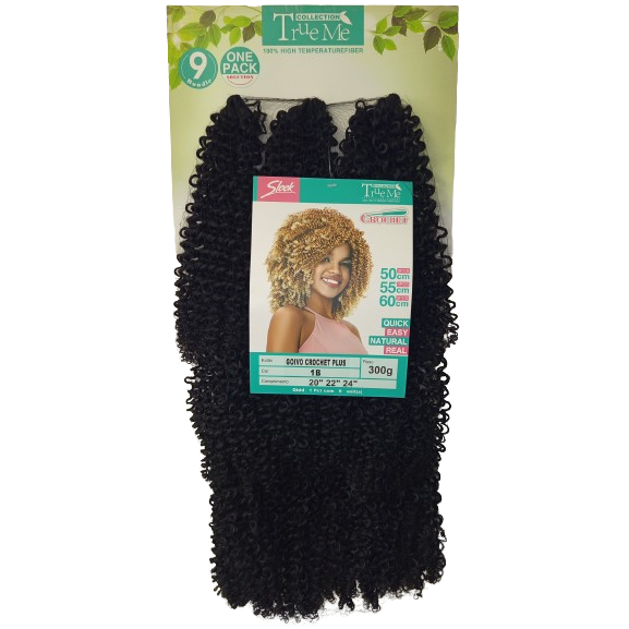 Cabelo Cacheado Goivo Crochet Plus 60cm 300g Orgânico Cachos