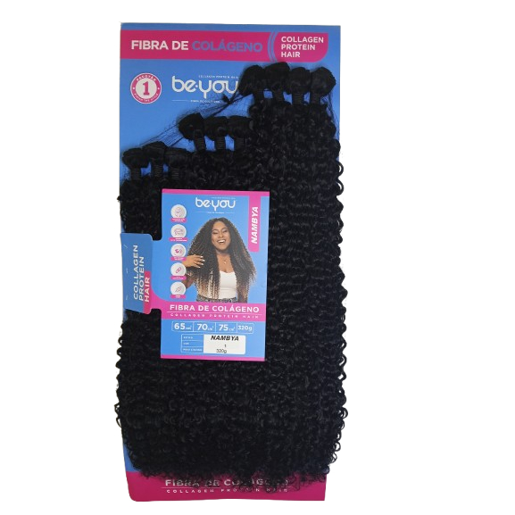 Cabelo Fibra De Colágeno 75cm Na Tela 320g Be.you Nambya em Oferta na Shopee