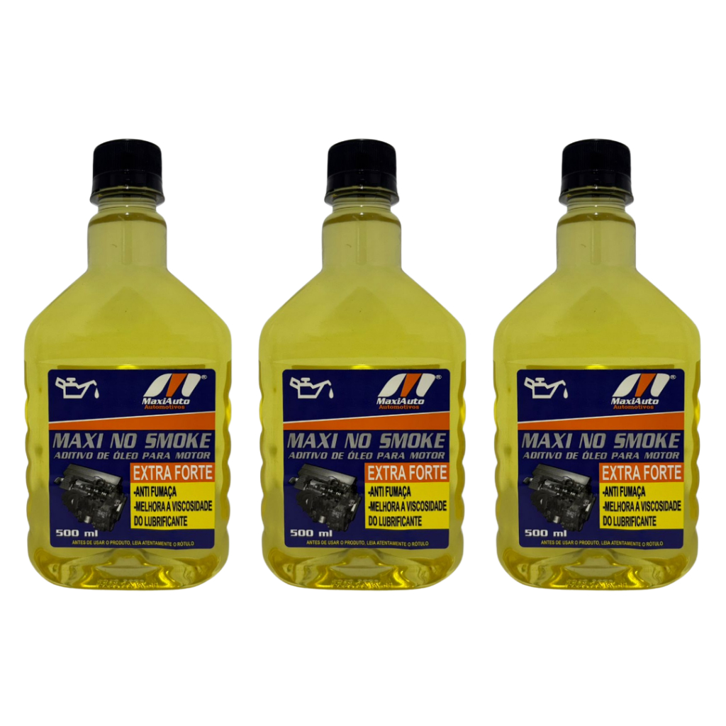 3 Aditivo de Óleo de Motor Smoke 500ml Maxiauto em Oferta na Shopee