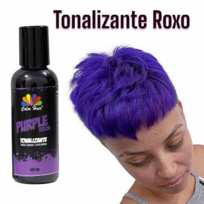 TONALIZANTE ROXO (PURPLE) COLOR HAIR em Oferta na Shopee