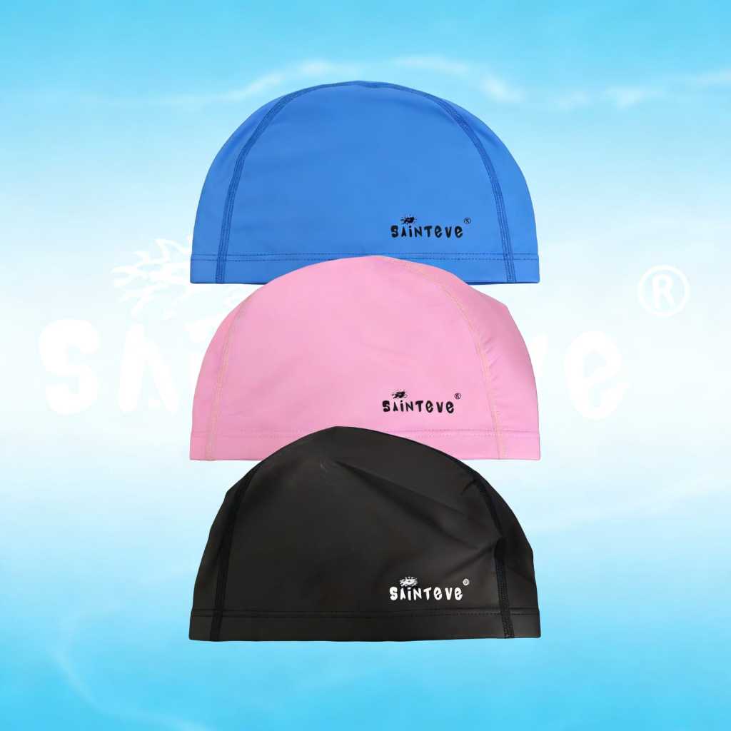 TOUCA NATAÇÃO PREMIUM HIDROGINÁSTICA Unissex  Material PU Durável Ideal para Cabeças Grandes