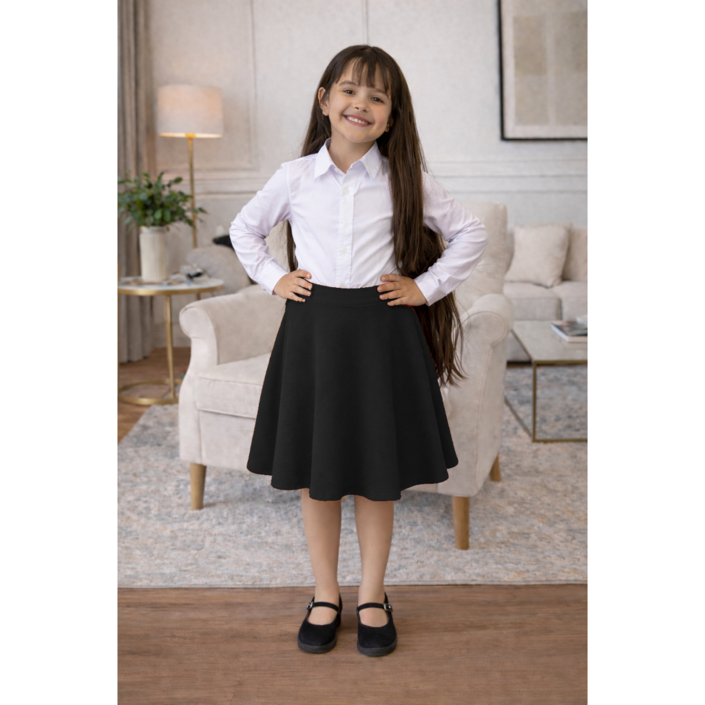 8 ao 16 - Saia Juvenil e Infantil Rodada Godê  - Moda Evangélica feminina Cristã - Juvenil Cristã em Oferta na Shopee