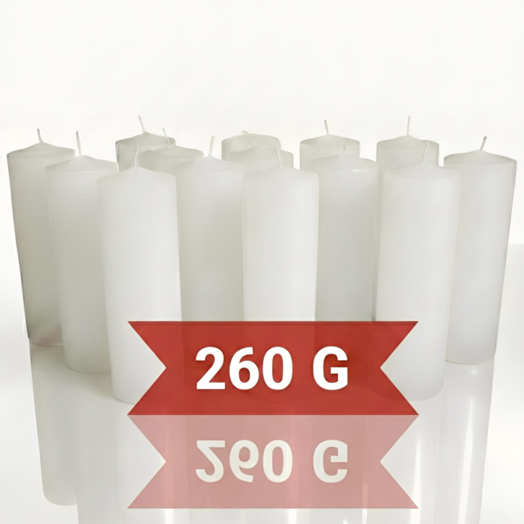 Vela 7 dias Branca 260g com 20 unidades Votiva Atacado em Oferta na Shopee