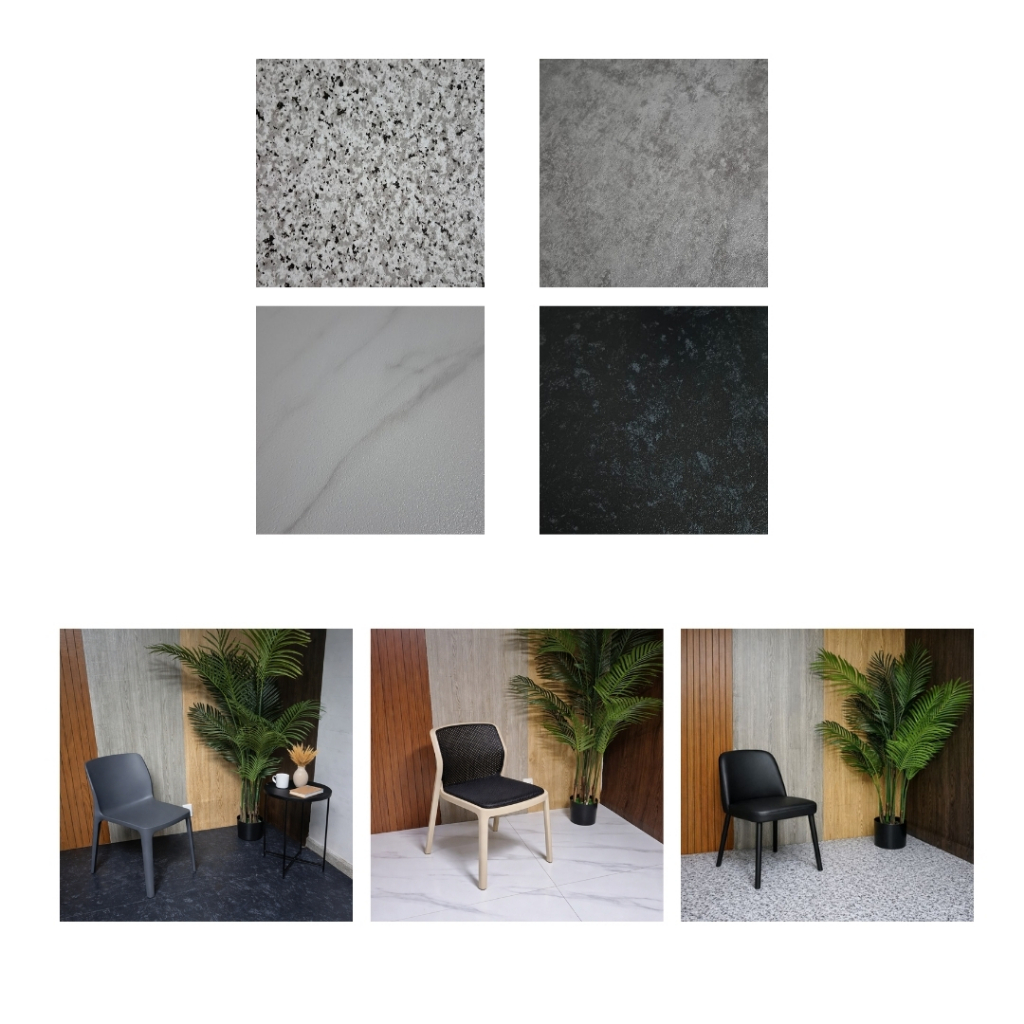 Piso Pvc Autocolante Adesivo 80cm X 80cm 2mm Espessura - 0,64m² - 1un em Oferta na Shopee