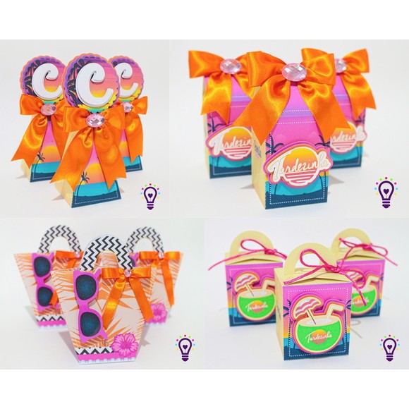 Caixinhas Personalizadas Tardezinha - festa-PEGUE E MONTE-Papelaria-Aniversário-Lembrancinhas