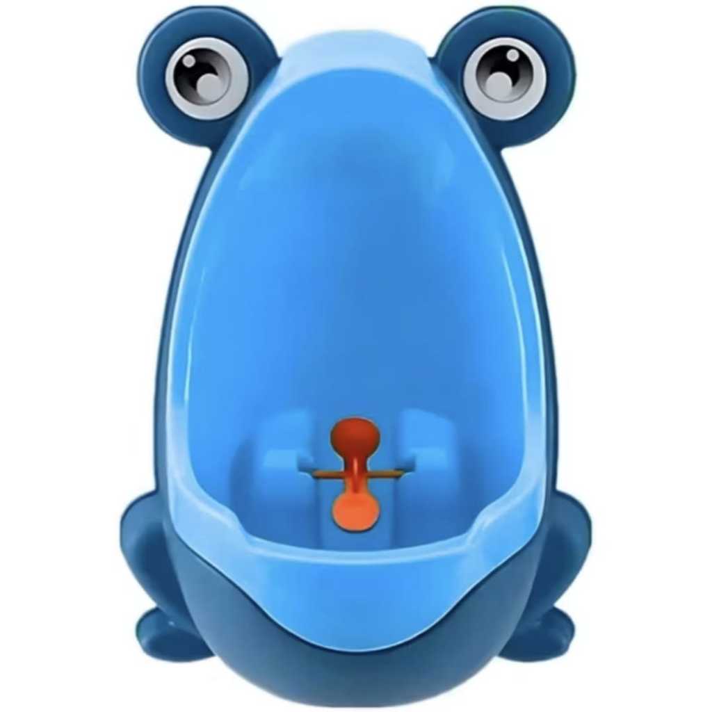 Mictório Infantil  - Formato de Sapinho - Azul | Desfralde Menino | Treinamento Banheiro