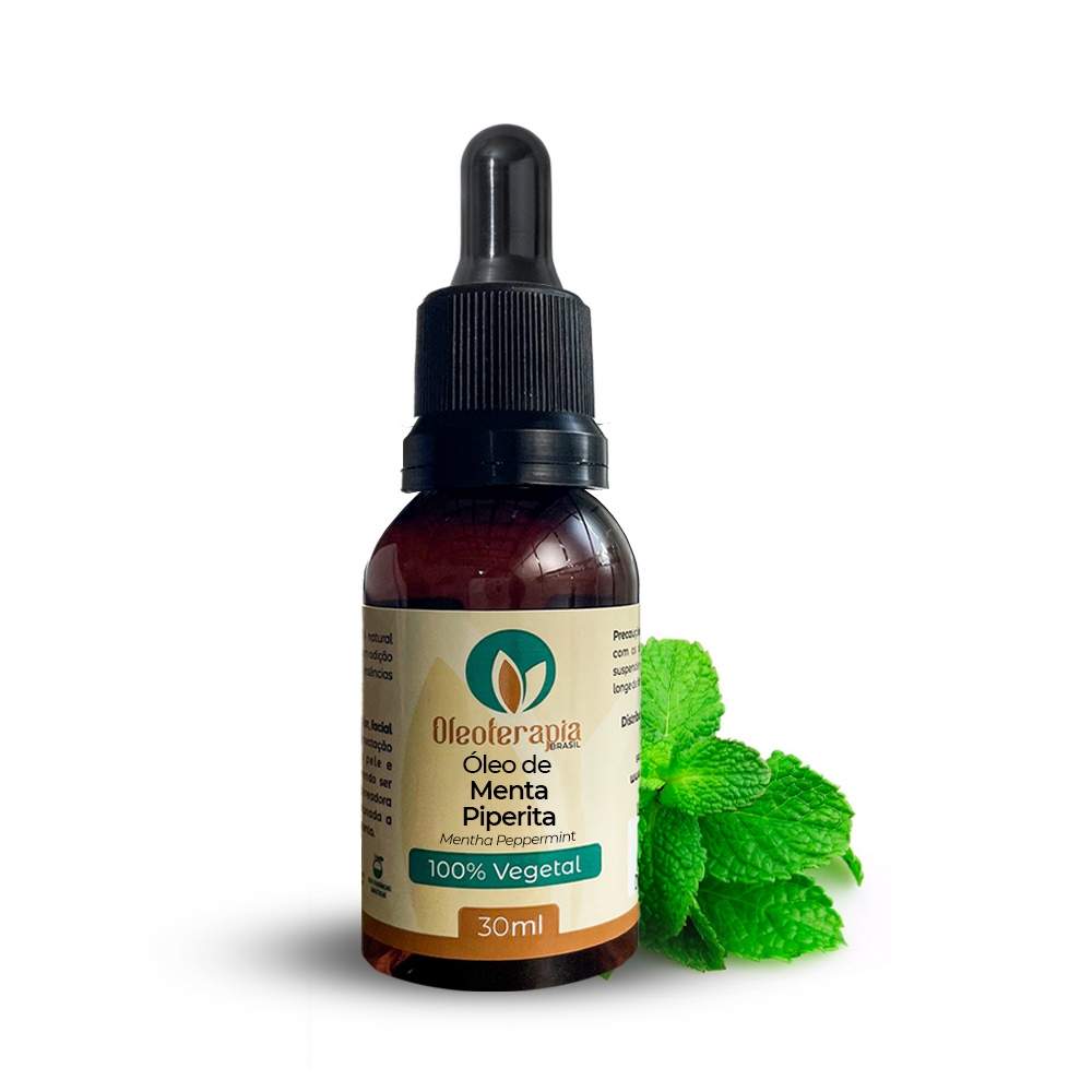 Óleo Vegetal De Menta Piperita 100% natural Crescimento Capilar Antiqueda Couro Cabeludo Massagem Pele