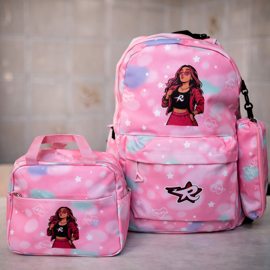 Kit Escolar Mochila Lancheira E Estojo Emilly Vick Infantil Resistente Escola em Oferta na Shopee