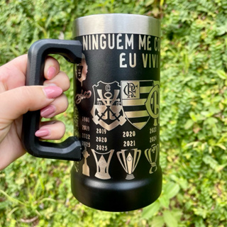 Caneca  de Chopp FL Exclusiva 710ml 360º em Aço Inox Térmica – Gravação a Laser em Oferta na Shopee