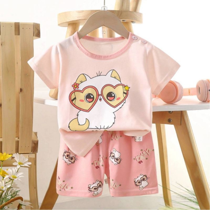 Conjunto Infantil Menina Estampada – Conforto e Estilo 7 meses ao 6 anos