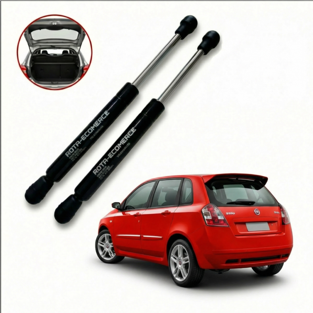Par Amortecedor Porta Malas Tampa Traseira Fiat Stilo 2005 a 2011