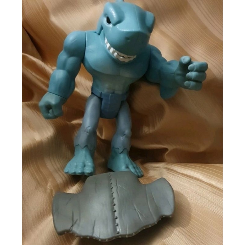 boneco imaginext King Shark Tubarão  Batman vilão  grande Mattel impecavel