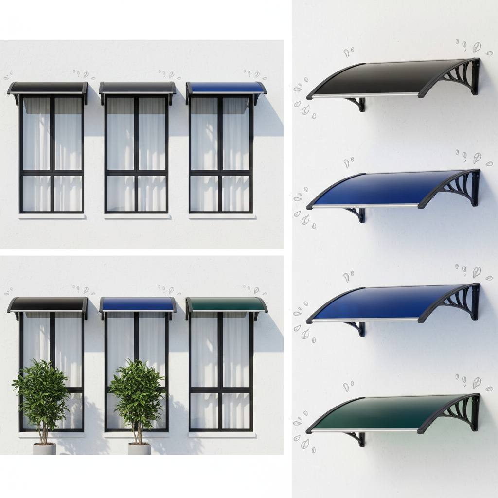 Toldo Cobertura 2,17x100 Condomínios Casa Apartamento Portas Janelas Proteção Chuva e Sol em Oferta na Shopee