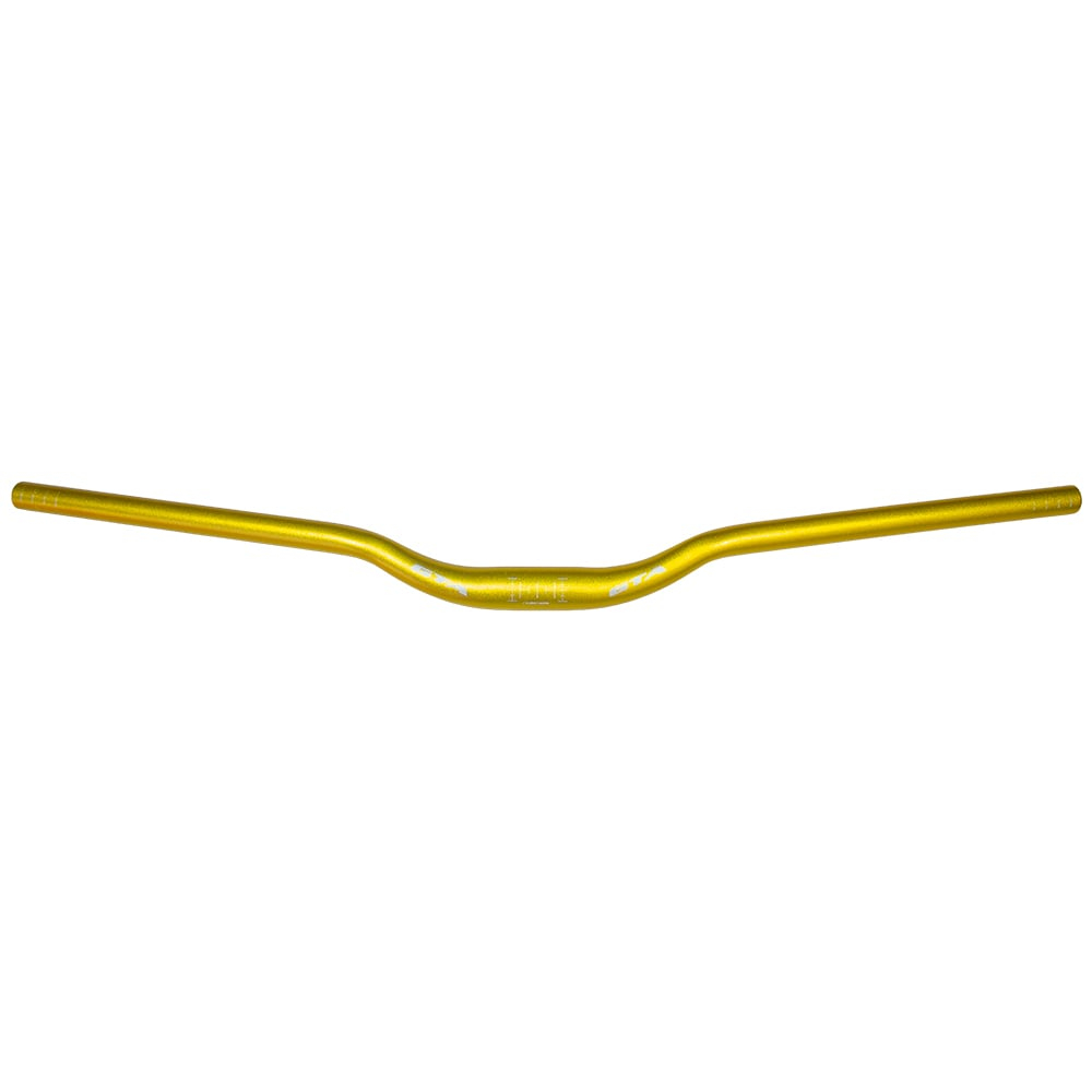 Guidão Bicicleta Elevado Voador Downhill Alto Rise 35mm Aluminio 31.8 800mm Dourado