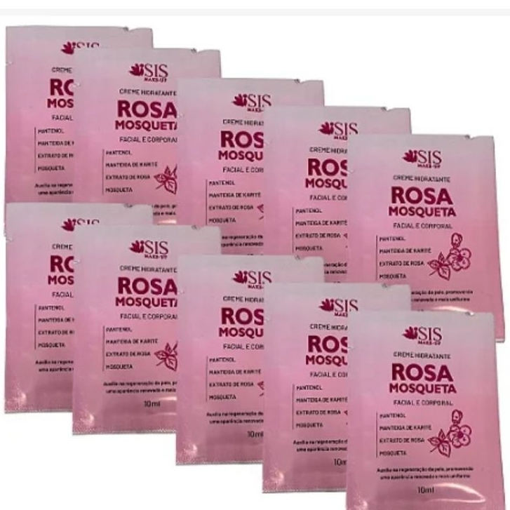 kit Skincare HIDRATANTE E MASCARA SACHE .Cuidados diarios.1 Colágeno e 1 Rosa Mosqueta.Kit tratamento para rosto.Brilho.