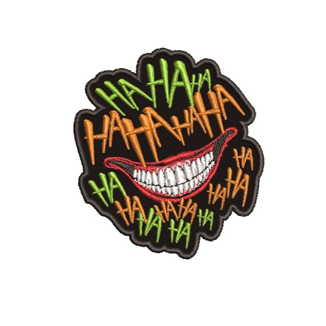 Patch Bordado Risada - Termocolante