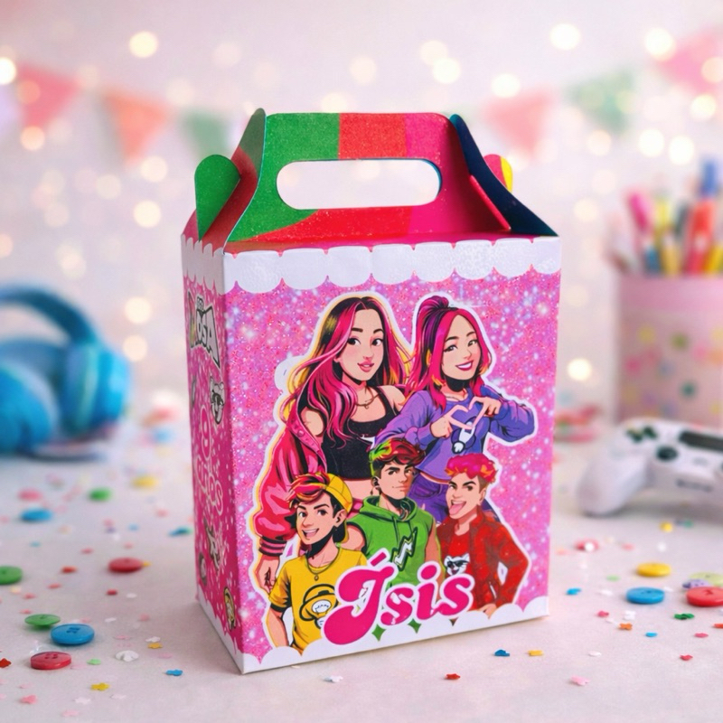 PEGUE E MONTE - OS ROSA EMILLY VICK - LLembrancinha Caixinha Maletinha Personalizada em Oferta na Shopee