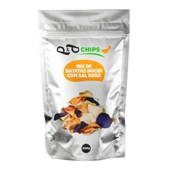 Mix de Batata Doce Chips P&P - com Sal Rosa 500g