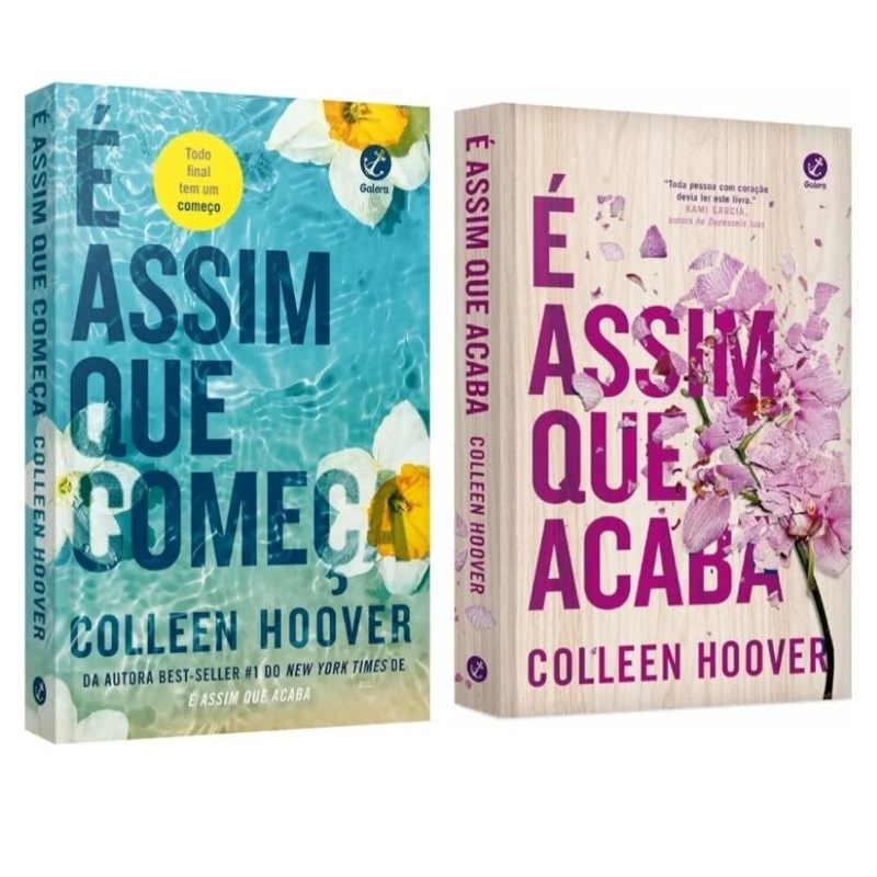 Kit Colleen Hoover: É Assim que Acaba + É Assim que Começa lacrados em Oferta na Shopee