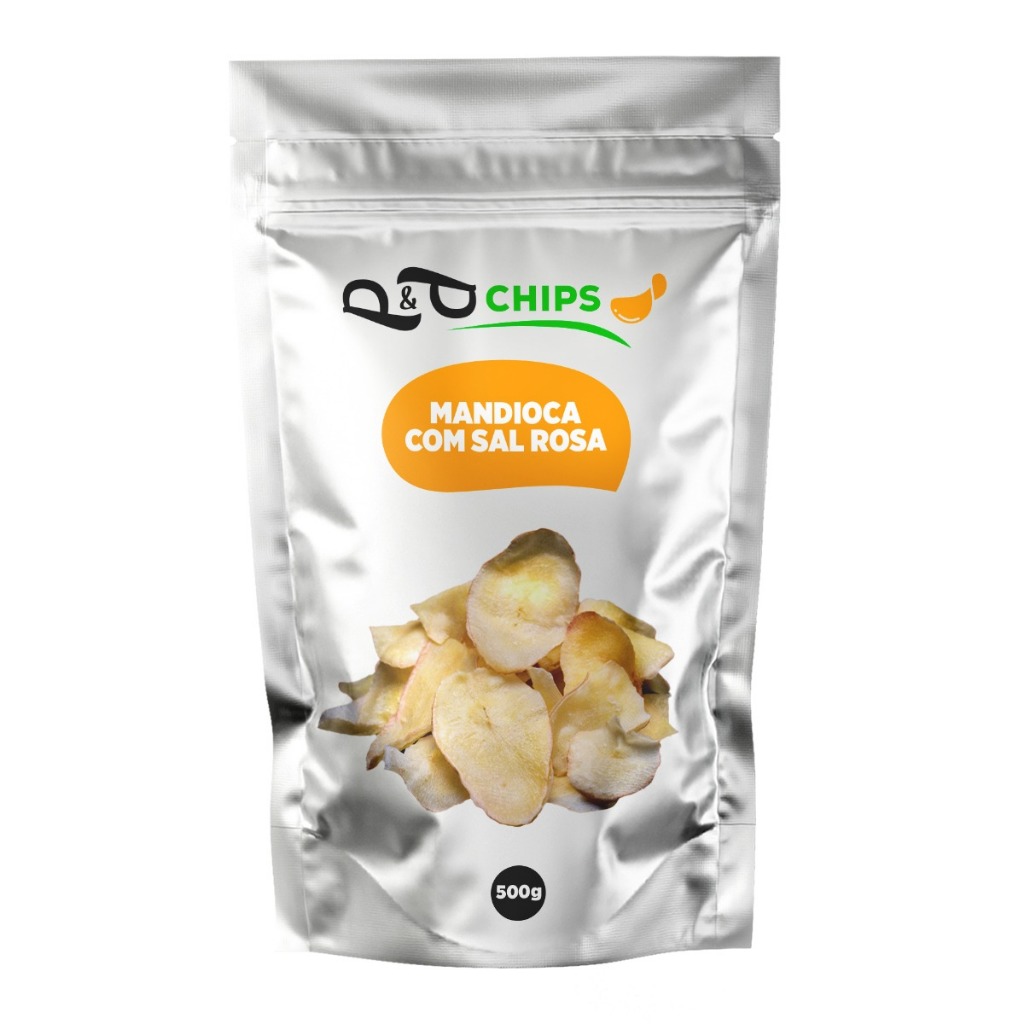 Mandioca Chips P&P Crocante, Natural e Sem Conservantes em Oferta na Shopee