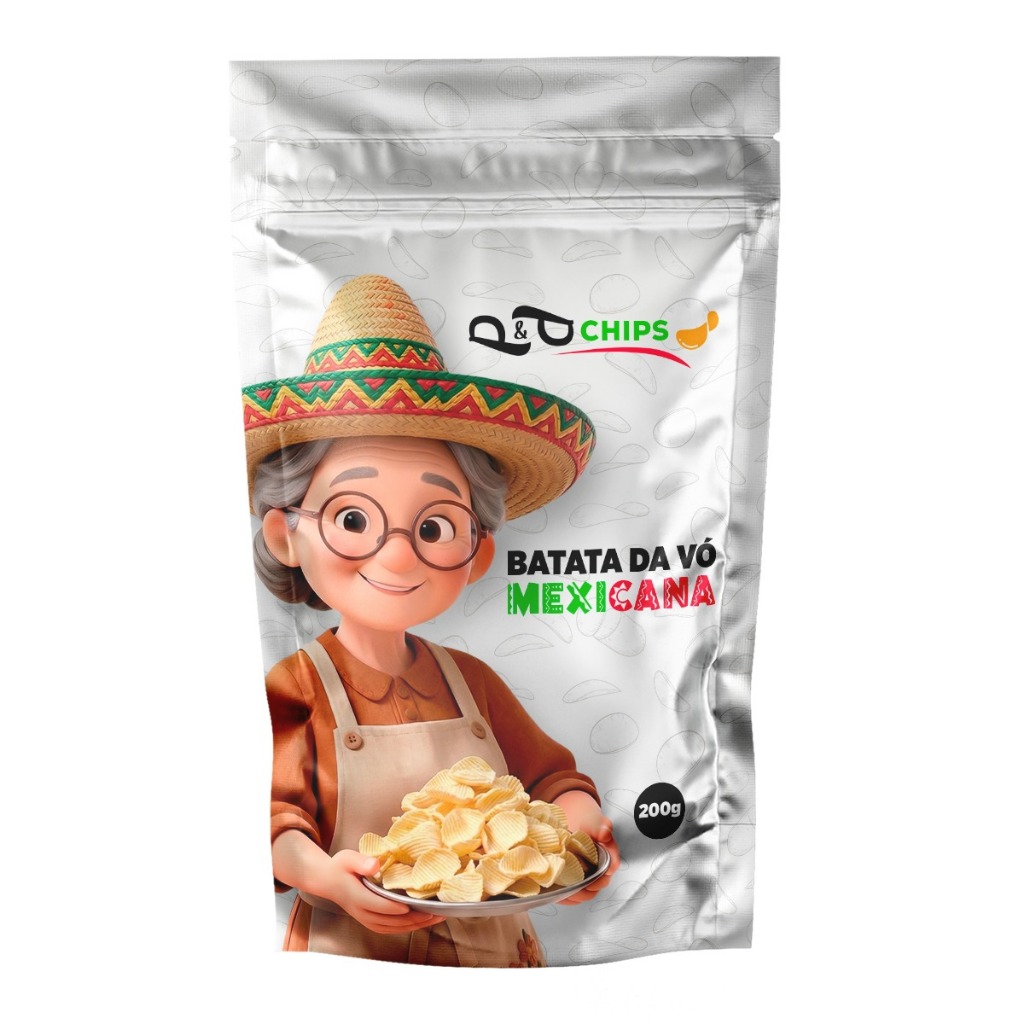 Batata da VÓ Mexicana P&P - 200g em Oferta na Shopee