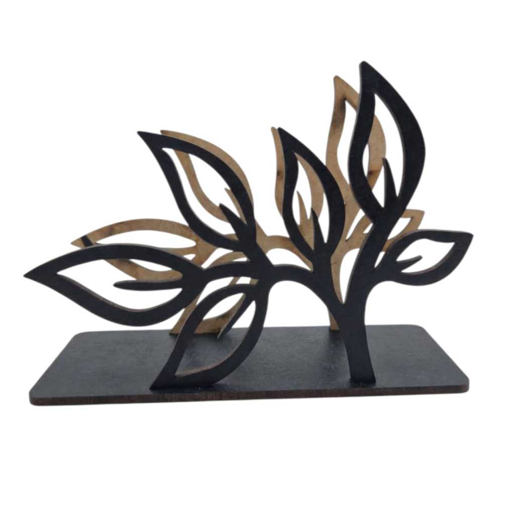 10 Porta Guardanapo Floral em Madeira MDF - Design Elegante e Versátil para Festas e Decorações