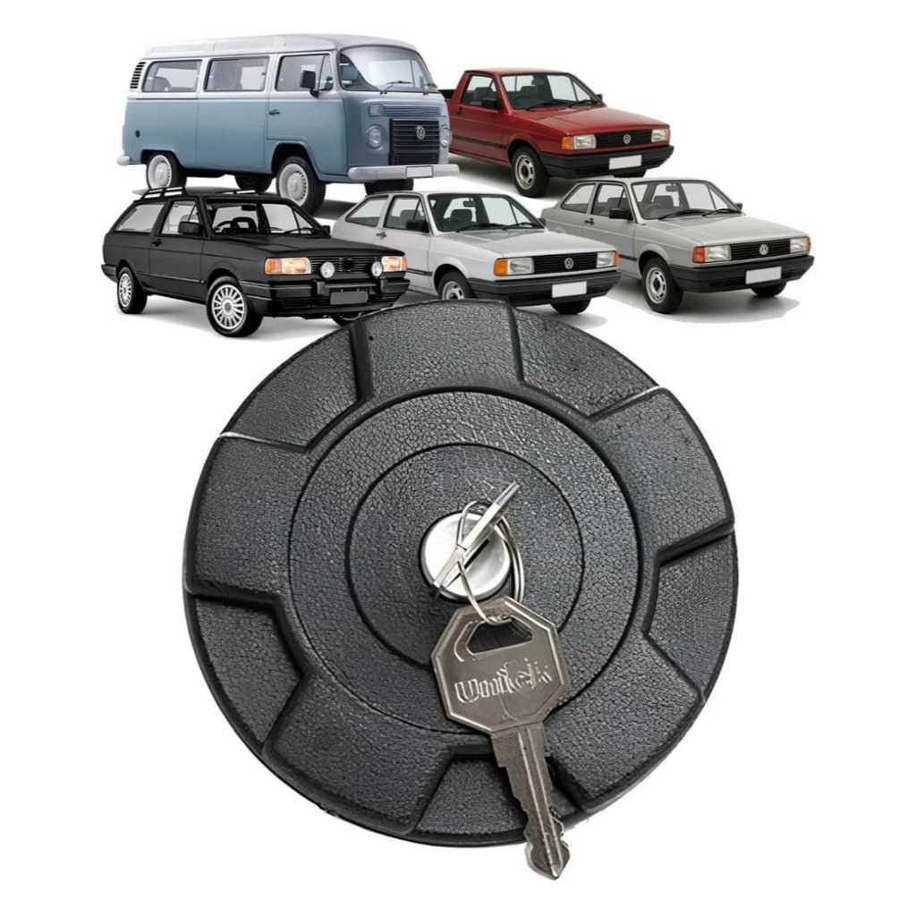 Tampa Tanque De Combustível Volkswagen Gol Saveiro Kombi com Chave