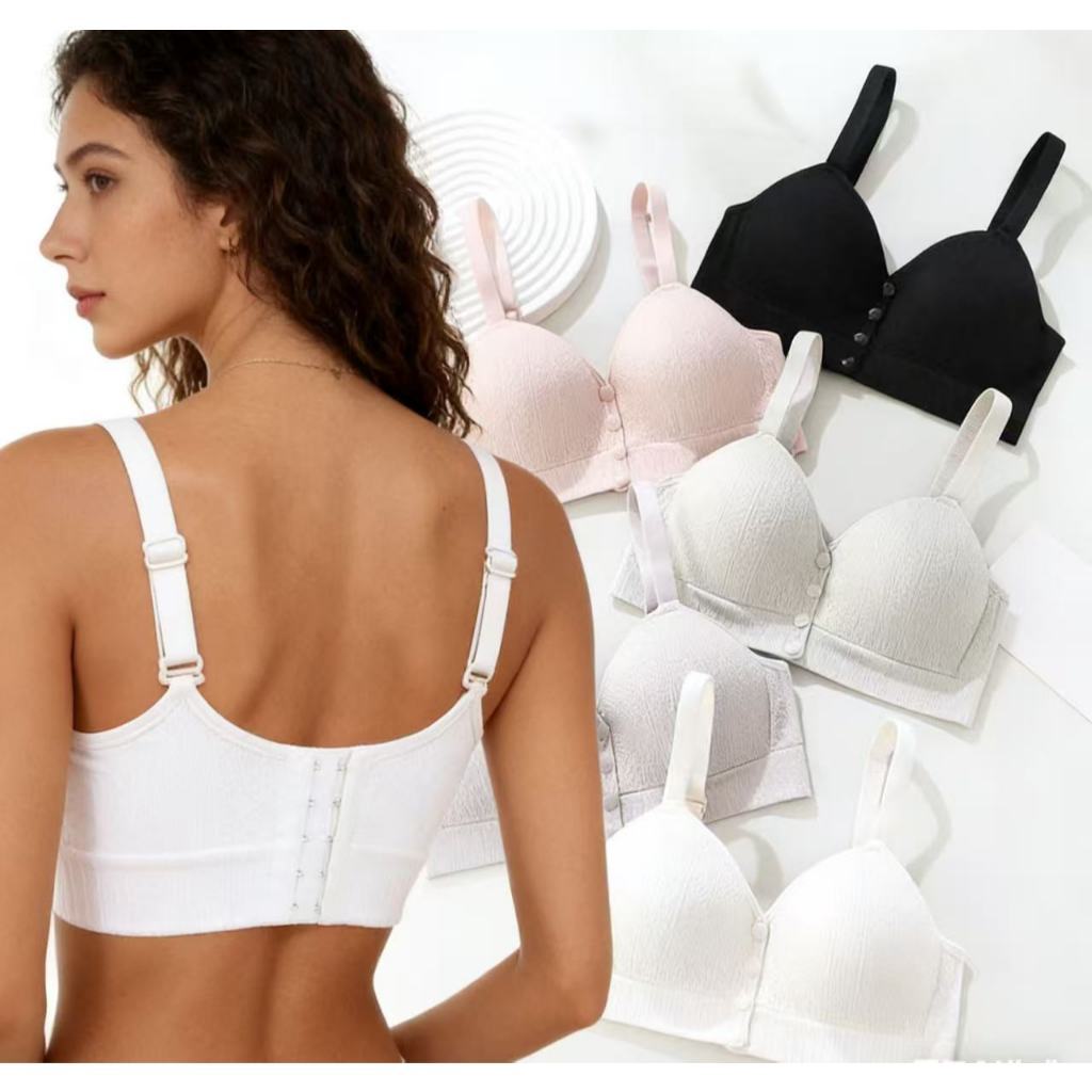 Sutiã Confortável Multicor com Fecho na Frente em Oferta na Shopee