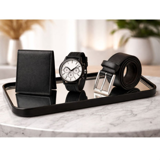 Kit Masculino Relógio + Carteira + Cinto Elegante Presente Completo em Oferta na Shopee