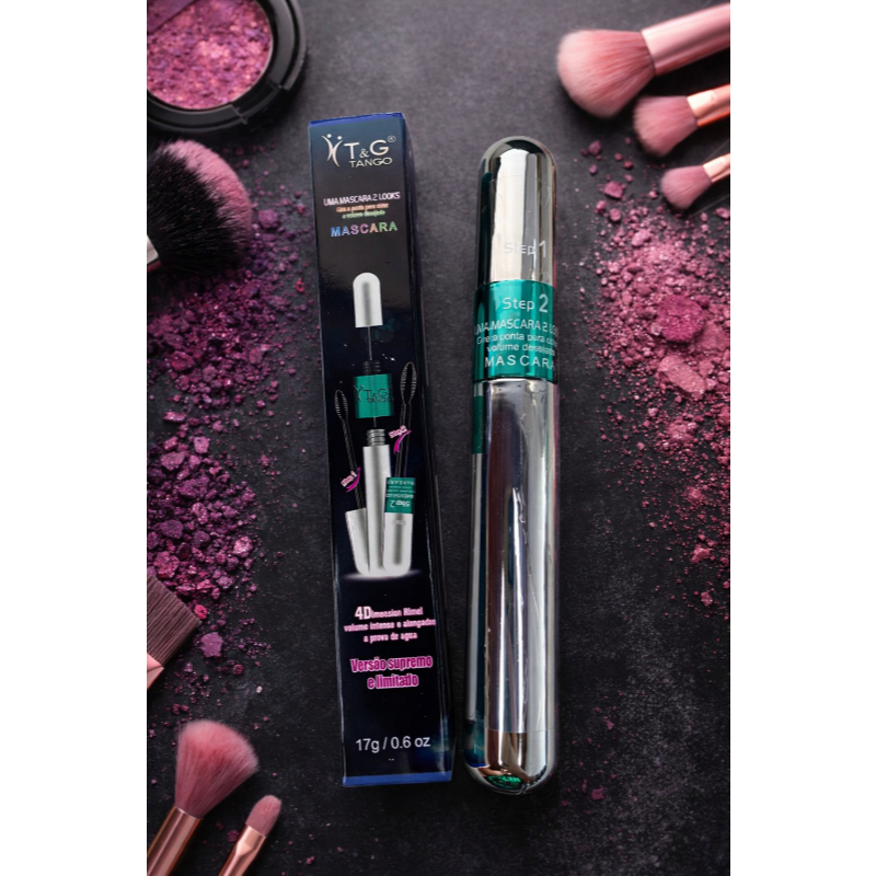 MASCARA DE CILIOS T&G TANGO 4D 2 EM 1- A PROVA D'AGUA em Oferta na Shopee