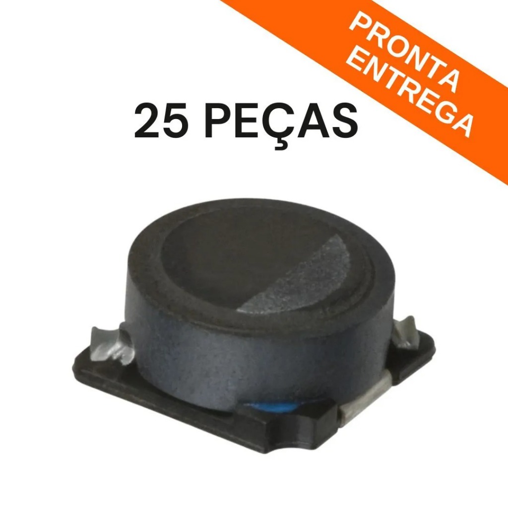 Kit 25 Peças - Indutor Potência 33uH 1.1A SMD SLF6028T-330MR69 (330) 20%