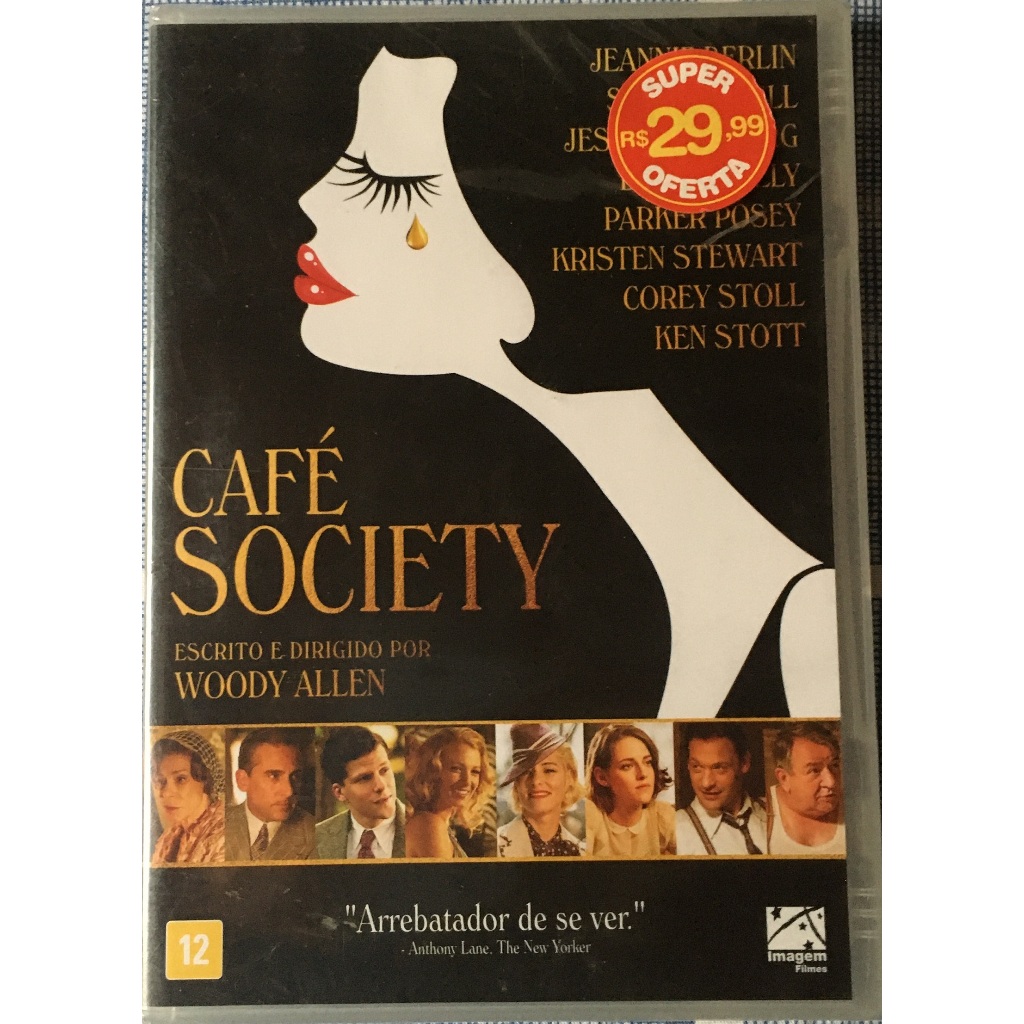 DVD Café Society, Lacrado. Woody Allen.