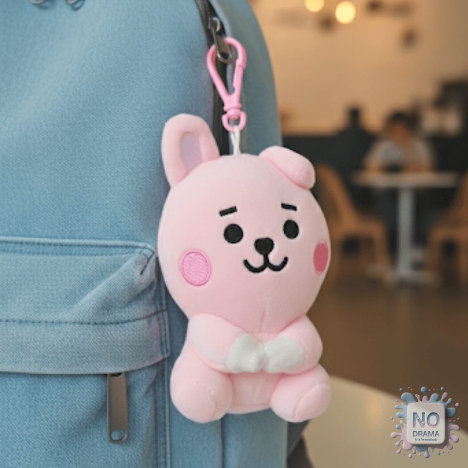 K-POP Chaveiro de Pelúcia BT21  BTS | K-pop | Boneco Fofo | Presente ARMY