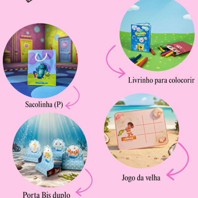 Lembracinha Personalizado - tema infantil