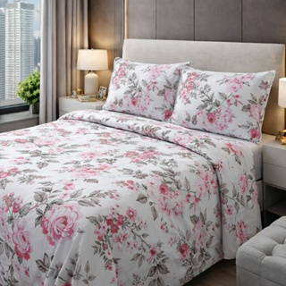 Jogo de Lençol Casal Queen King 400 Fios 3 Peças Percal Flex 100% Algodão Macio Luxo Oferta em Oferta na Shopee