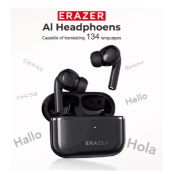 Fones de ouvido tradutor Erazer XT89PRO Fones de ouvido Bluetooth Jogo Fones de ouvido sem fio