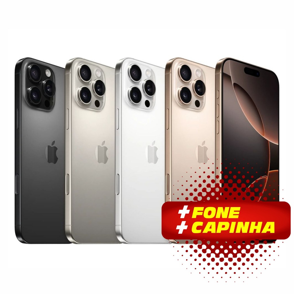 iPhone 16 Pro Max 256gb (vitrine) Original, Novo, Pronta Entrega, Promoção