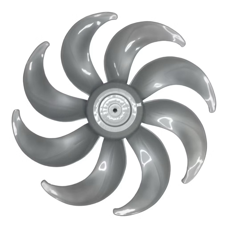 Hélice Para Ventilador Mondial Super Turbo 40 NVT-40 e VTX-40 Cinza ( 8 Pás, Serve em Todos 40cm )