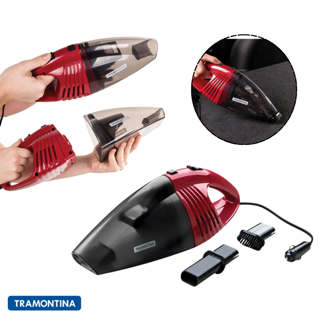Aspirador Carro Portatil 12v de Pó Carros 60w Tramontina