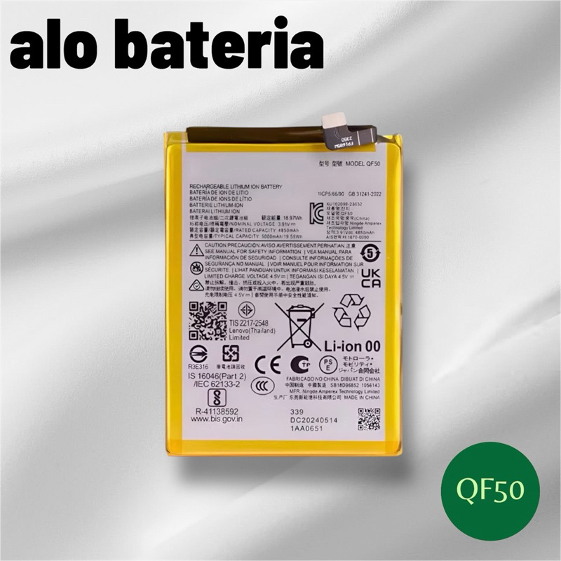 BAT COMPATIVEL G04 / G04S / G24 / G34 (QF50) ORG NOVA COM GARANTIA 90 DIAS em Oferta na Shopee