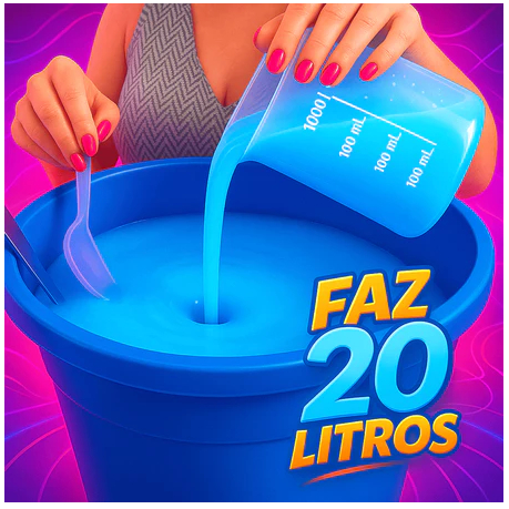 Base Amaciante Concentrada 100ml faz 20 litros e 50ml faz 10 litros perfumada - Varias Fragrâncias