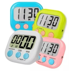 Timer Temporizador Cronômetro Digital De Cozinha Com Alarme Para Estudo