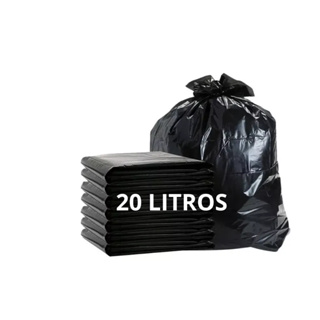 Saco De Lixo Reforçado 20 Litros P5 Resistente Econômico 100 Unidades em Oferta na Shopee