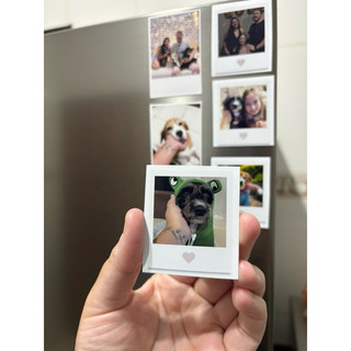 Foto polaroid imã de geladeira - fotos personalizadas Presente afetivo - Revelação de fotos Mini Polaroid Devoração