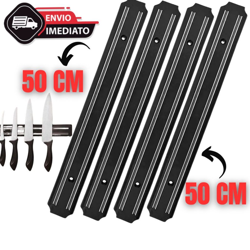 Barra Magnética Imã Para Facas e Ferramentas 50cm Para Casas Churrascaria em Oferta na Shopee