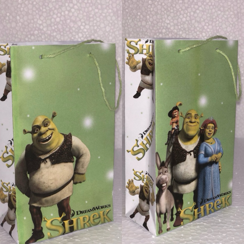 15 SACOLINHA PERSONALIZADA, SHREK, FIONA
